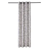 Cortina de tela Flores 140 x 220 cm beige