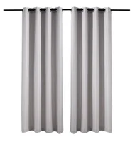 Cortina de tela Pespunte 140 x 220 cm crudo