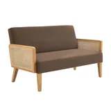 Sillón Pahadron 2 cuerpos café