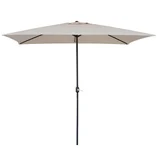 Sombrilla central acero crudo 300 x 260 cm