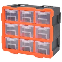 Organizador de herramientas con 9 cajones