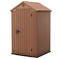 Caseta Darwin café  125.8 x 205 x 116.7 cm