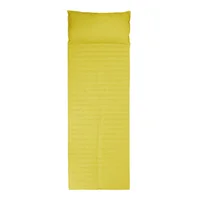 Esterilla con almohada amarilla 180 x 60 cm