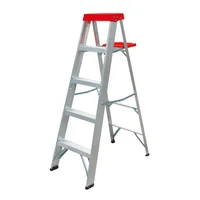 Escalera tijera 1.57 m aluminio 90 kg