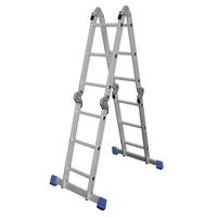 Escalera articulada 3.55 m aluminio 150 kg