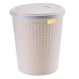 Cesto de ropa con tapa blanco 40 Lts. 50 x 42 cm