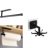 Set accesorios de cocina con adhesivo negro