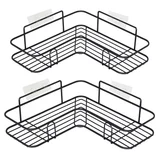 Set 2 organizadores adhesivos para ducha