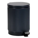 Cesto de basura a pedal 5 L de hierro gris