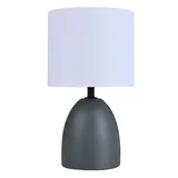 Lámpara de mesa Ceramic 1 luz E27 gris plata