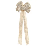 Adorno navideño Lazo dorado 78 cm