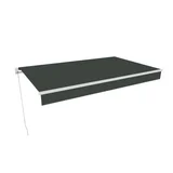 Toldo retráctil 290 x 200 cm gris