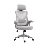 Silla de escritorio gerencial Dennis regulable gris