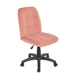 Silla de escritorio ejecutiva Kuki regulable rosa