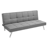 Futón Glarald 3 cuerpos gris