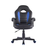 Silla gamer Zeta azul y negro