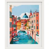 Cuadro Ciudad colores 40 x 50 cm