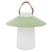 Lámpara de mesa exterior de mesa LED USB IP44 Camp verde