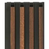 Revestimiento Wallpanel WPC Dual Café oscuro 16 x 240 cm