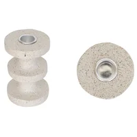 Candelabro resina blanco 11 cm