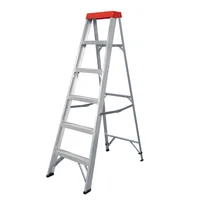 Escalera tijera 1.87 m aluminio 90 kg
