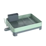 Secaplatos de acero 51 x 32 x 24.6 cm menta y gris