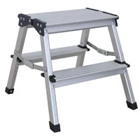 Escalera tijera 2 peldaños 34 cm aluminio