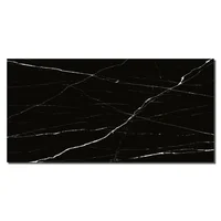 Porcelanato símil mármol Uffizi Black brillante 60 x 120 cm