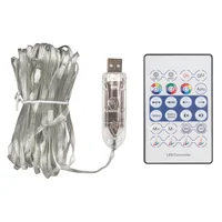 Guirnalda Fairy multicolor 10 mt USB RGB IP 68