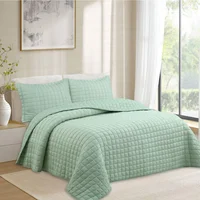 Cubrecama Boho 2 plazas 220 x 240 cm verde