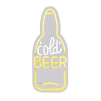 Lámpara LED neón a pila Beer