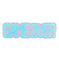 Lámpara LED neón a pila Gameover