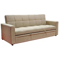 Futón Ambes 2 cuerpos 1 plaza y media beige