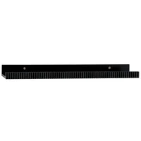 Repisa flotante de MDF 60 x 10 x 4.7 cm negro