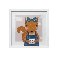 Cuadro Ardilla smile 40 x 40 cm