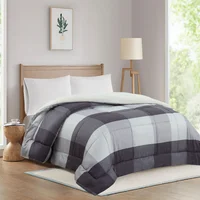 Acolchado Cuadrille 2 plazas gris