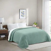 Manta Coral 2 plazas verde