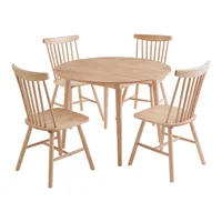 Juego de comedor Vitoria mesa redonda + 4 sillas