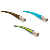 Combo de 3 cables unipolares 2.5 mm2 por 100 m celeste, verde y amarillo y marrón