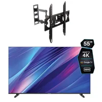 Combo Smart TV Led 55" 4K DV55X8580 + Soporte para TV móvil