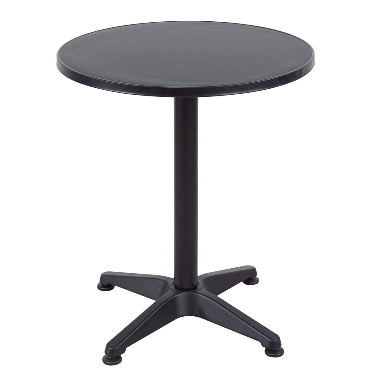 Mesa Verm 60Cm Alumínio Preto, marca Just Home Collection - Foto Principal