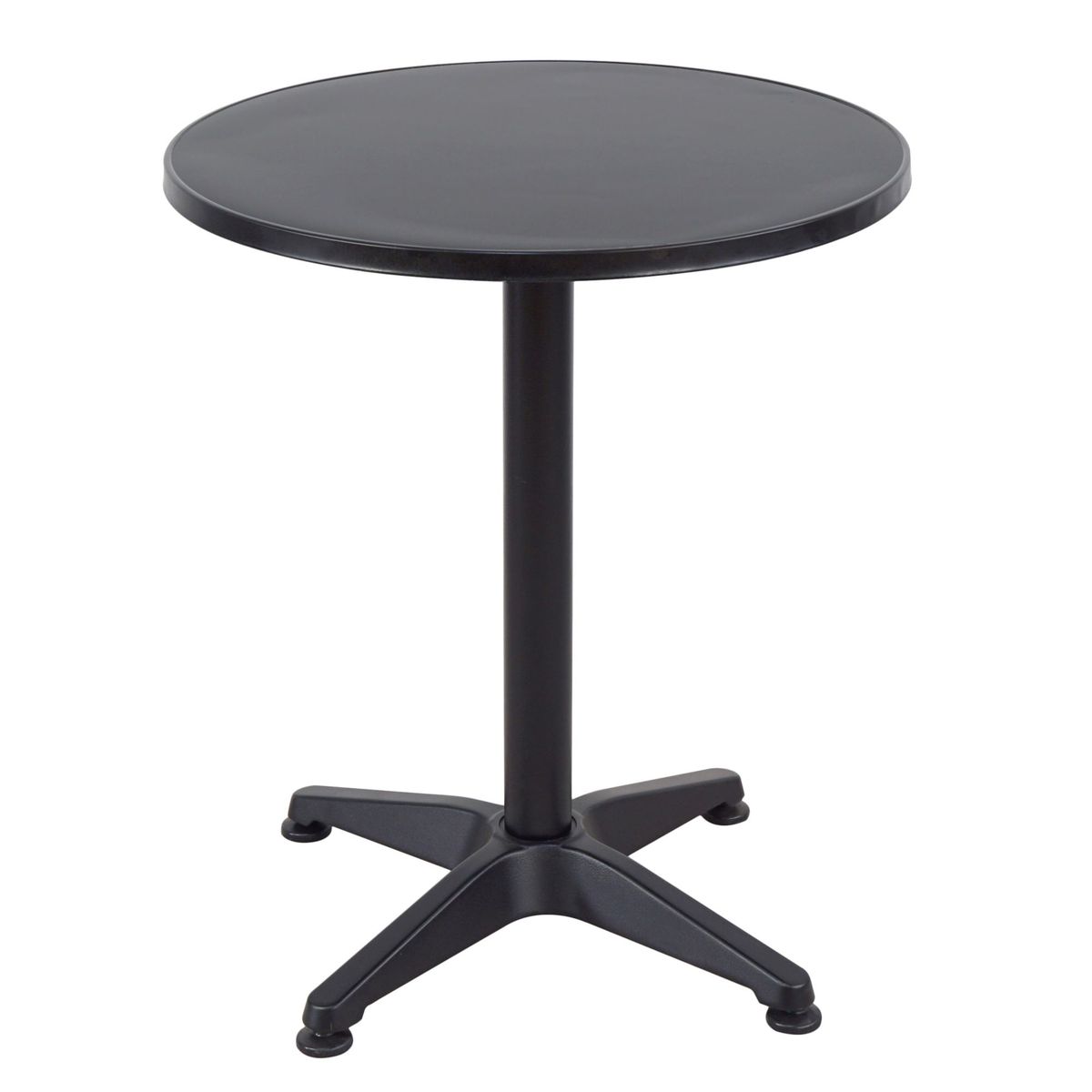 Mesa Verm 60Cm Alumínio Preto, marca Just Home Collection - Foto Principal