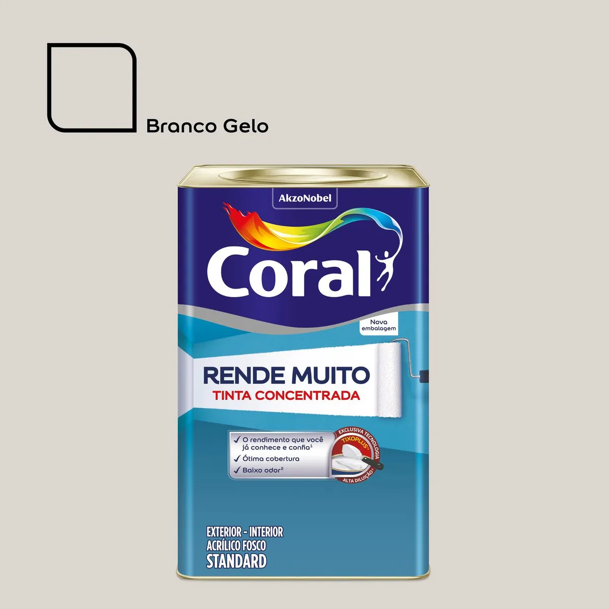 Rende Muito Branco Gelo 16L Coral, marca Coral - Foto Principal