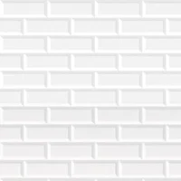 Revestimento Esmaltado Branco Tijolo Gi 32x58cm Incopisos