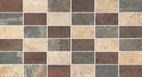 Acessório Argos Mosaico com 4 Peças Multicor 32x59cm