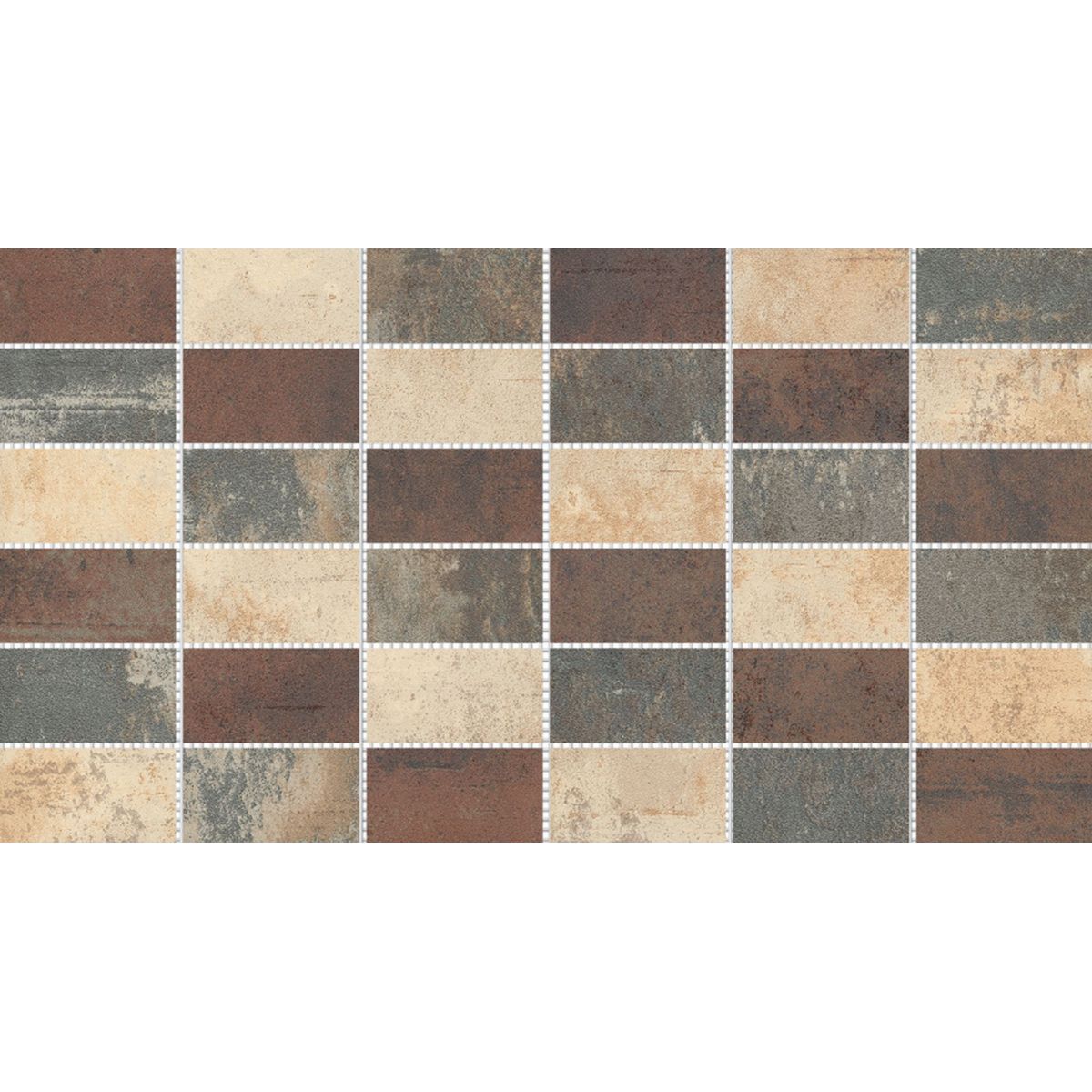 Acessório Argos Mosaico com 4 Peças Multicor 32x59cm, marca Incepa Pisos - Foto Principal