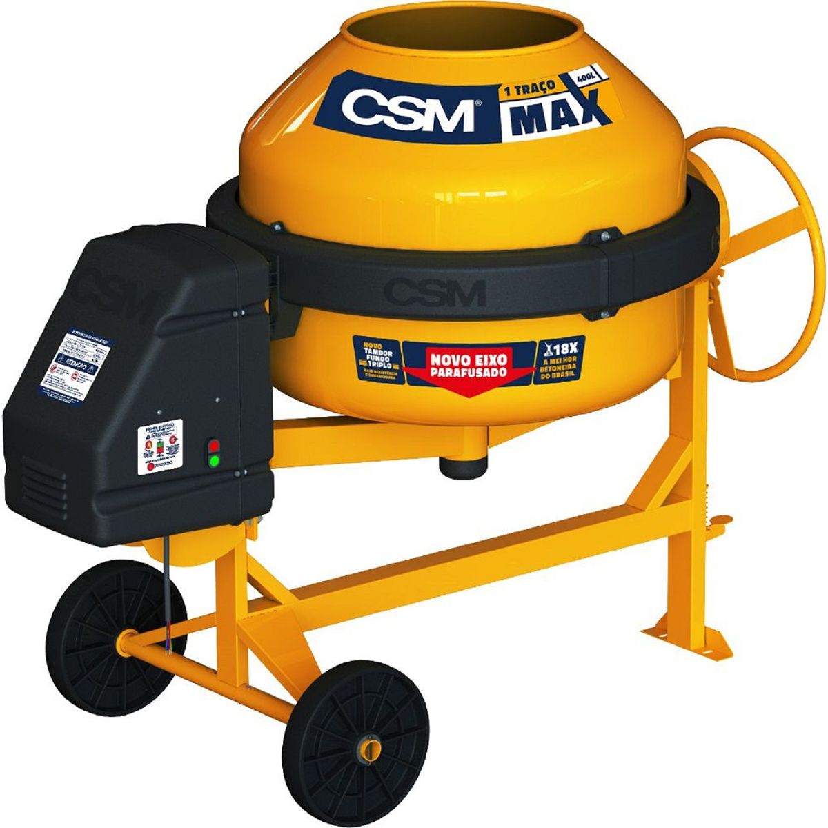 Betoneira 400L Mono 1 Traço Max Mono 220V CSM, marca CSM - Foto Principal