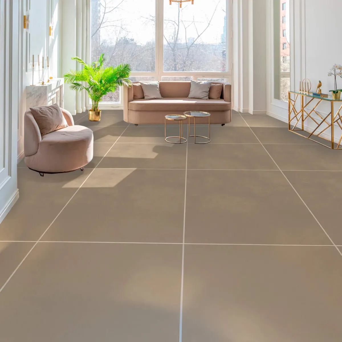 Porcelanato Acetinado Retificado Urban Bege Interno 91X91cm Caixa 2,48 m² Savane, marca Savane - Foto Principal
