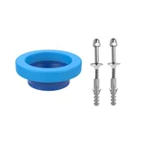 Anel de Vedação com Guia para Vaso Sanitário com Kit Parafuso Fixador