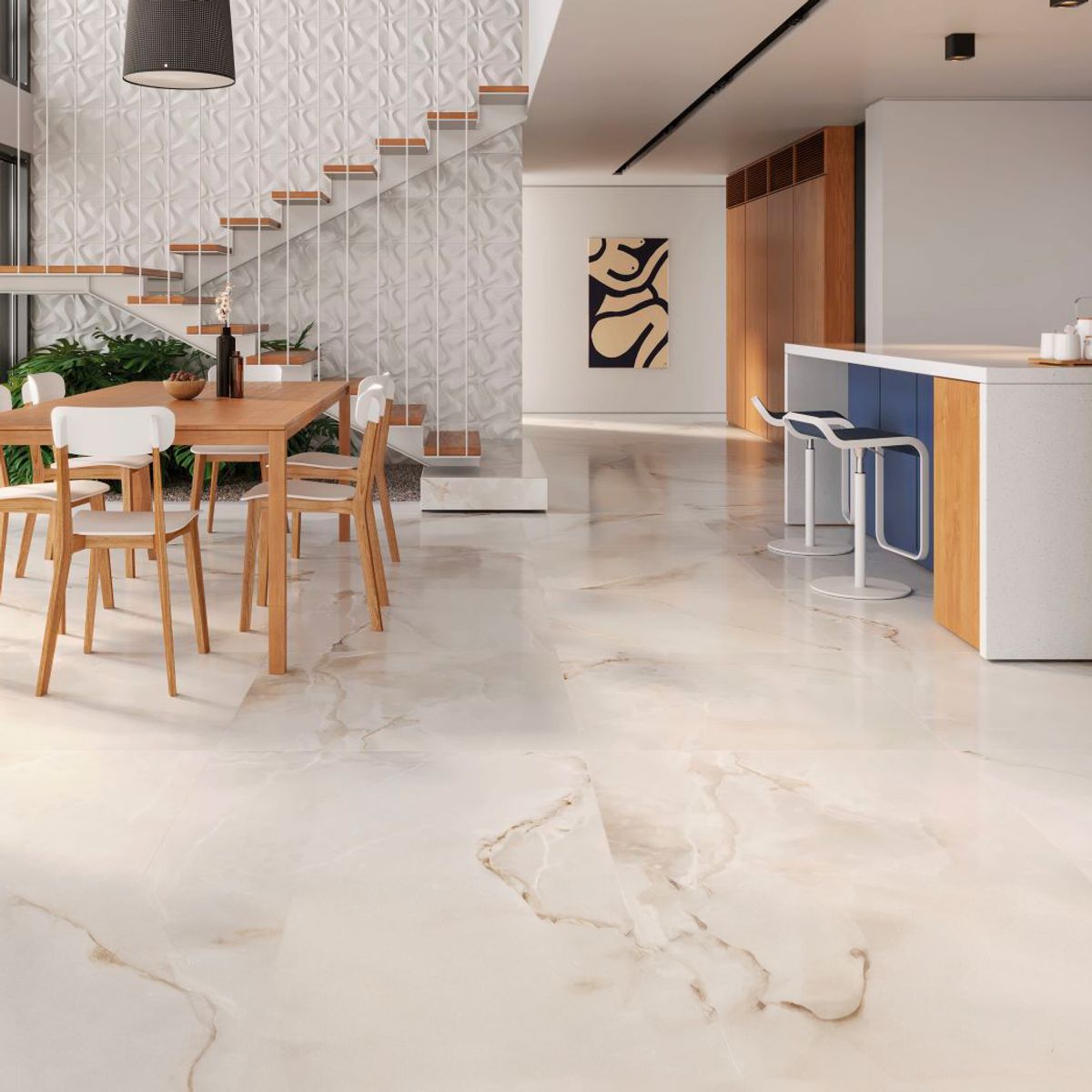 Porcelanato Onice Acetinado Retificado 59,5x119,5cm Caixa 2,13m² 7mm Incepa, marca Incepa - Foto Principal